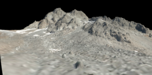 VR Visualization of a LIDAR scan at Fluchthorn