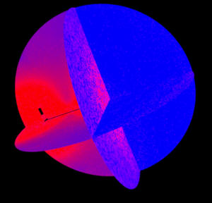 VR Visualization of electro-magnetic wave propagation